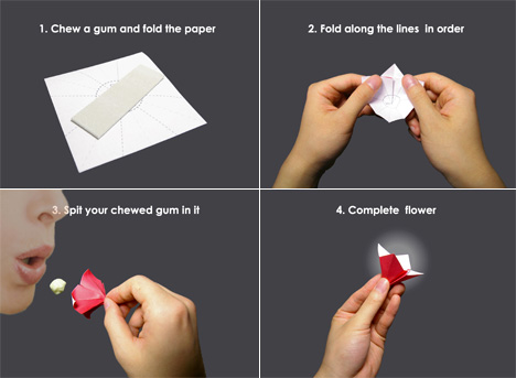 Save Your Gum, Make A Flower