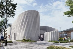 Wave-Shaped Data Center Is Europe’s Biggest 3D-Printed Building Constructed In Only 140 Hours
